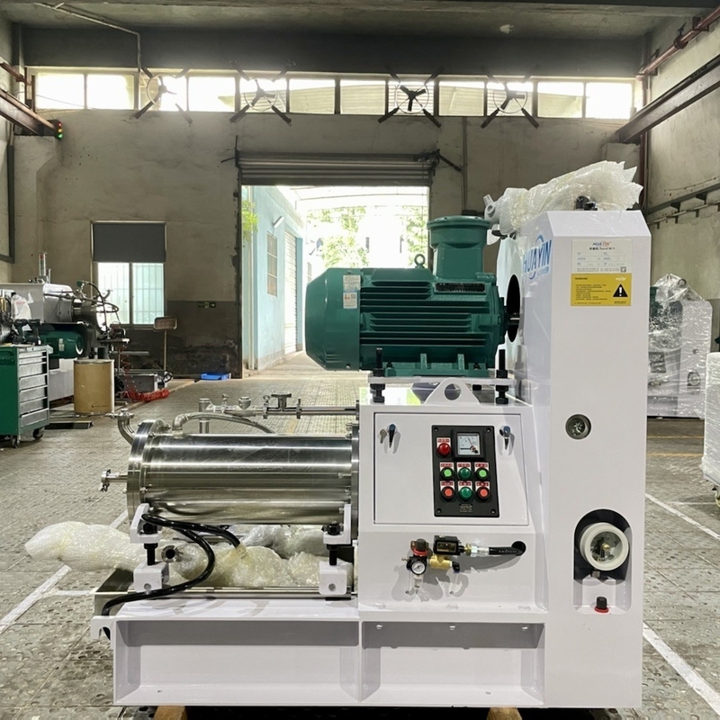 Customized Horizontal Wet Grinding And Dispersing Sand / Bead Mill Machine