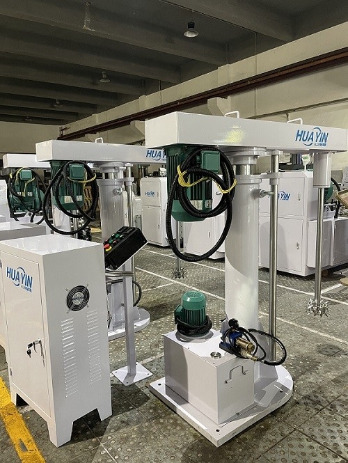 High Speed Disperser 45KW Industrial Paint Pesticide Mixer Machine