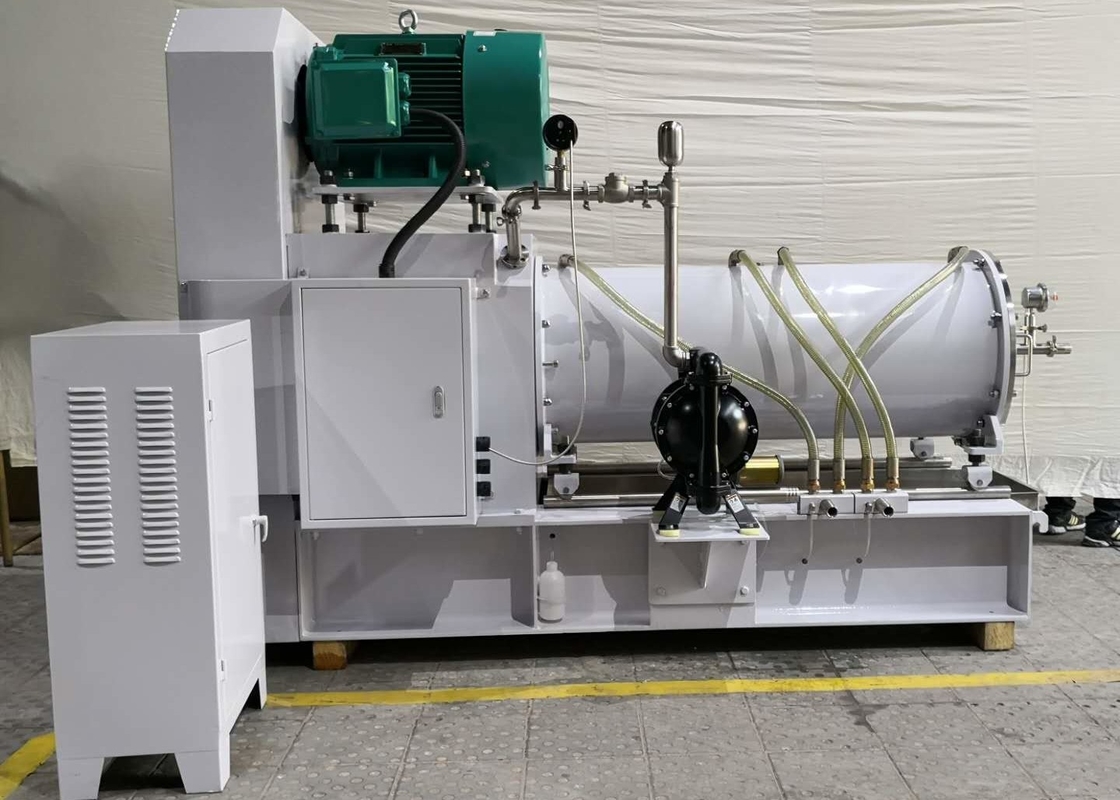 Mass Production 100L/250L Disk Bead Mill Machine In Nylon And Chemical Fiber Of TiO2